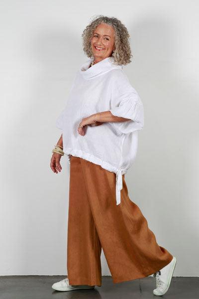 1373 Soft Top Linen Pants